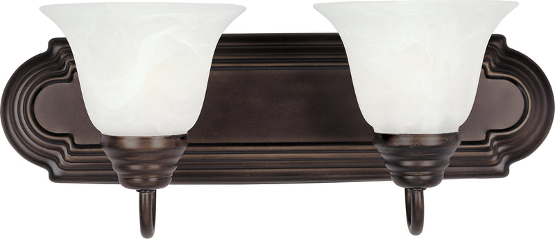 Maxim 8012MROI Essentials 2 Light Bath Vanity | Oil Rubbed Bronze
