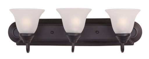 Maxim 8013FTOI Essentials 3 Light Bath Vanity | Oil Rubbed Bronze