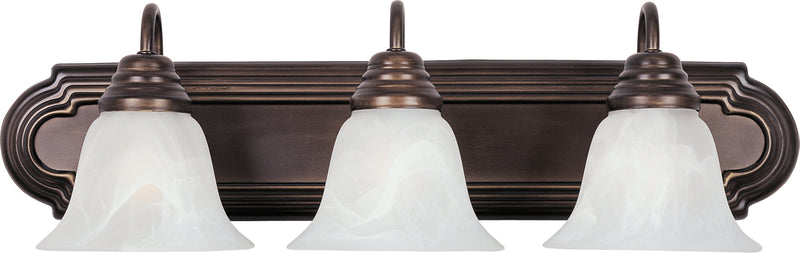 Maxim 8013MROI Essentials 3 Light Bath Vanity | Oil Rubbed Bronze