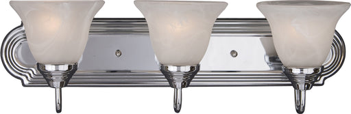 Maxim 8013MRPC Essentials 3 Light Bath Vanity | Polished Chrome