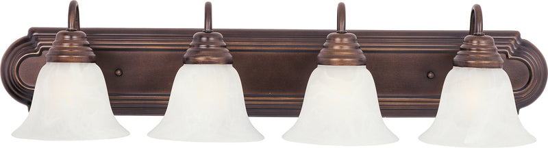 Maxim 8014MROI Essentials 4 Light Bath Vanity | Oil Rubbed Bronze