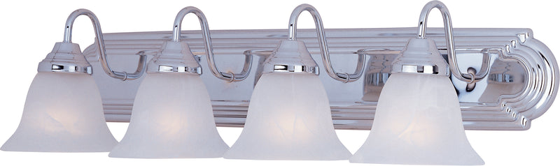 Maxim 8014MRPC Essentials 4 Light Bath Vanity | Polished Chrome