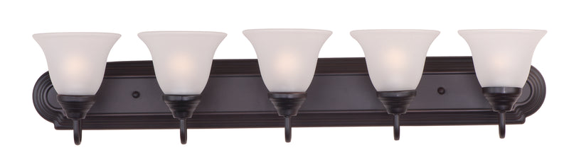 Maxim 8015FTOI Essentials 5 Light Bath Vanity | Oil Rubbed Bronze
