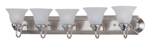 Maxim 8015FTSN Essentials 5 Light Bath Vanity | Satin Nickel