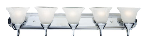 Maxim 8015MRPC Essentials 5 Light Bath Vanity | Polished Chrome