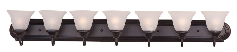 Maxim 8016FTOI Essentials 7 Light Bath Vanity | Oil Rubbed Bronze