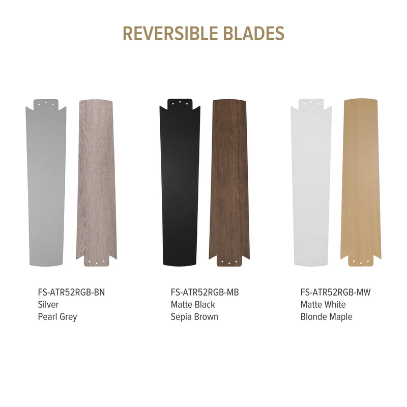 Astrea 52 in. Smart Matte White Modern Ceiling Fan with LED Light and Remote