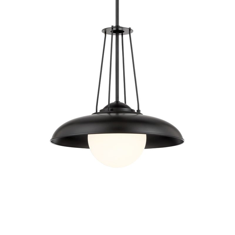 Minka Lavery Schooner Ridge 1 Light Pendant-Coal