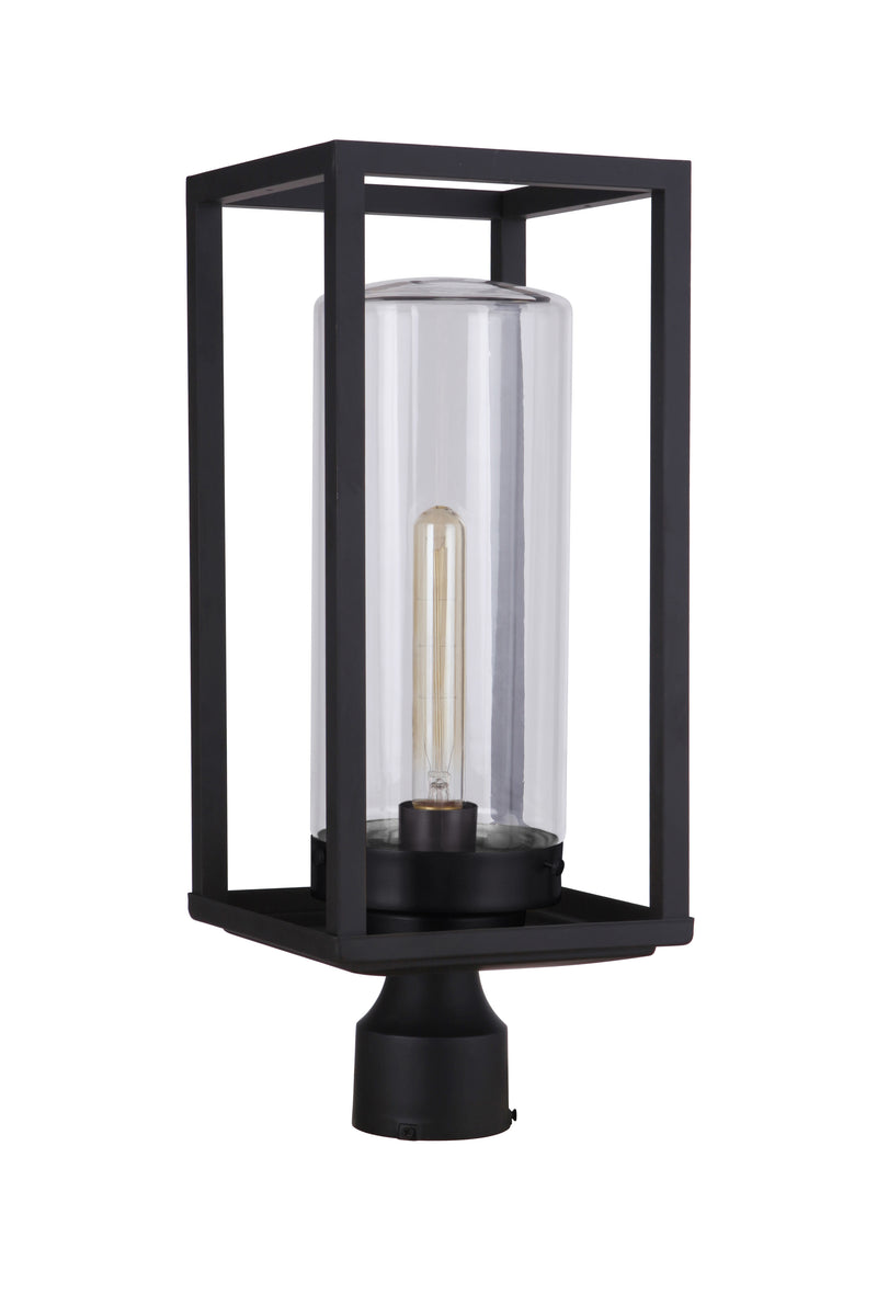 Craftmade ZA4825-MN Neo 1 Light Outdoor Post Mount -Midnight