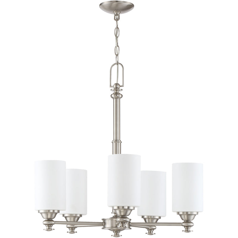 Craftmade 49825-BNK Dardyn 5 Light Chandelier -Brushed Polished Nickel
