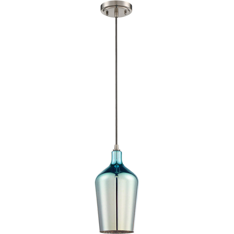 Craftmade P720BNK1 6" 1 Light Mini Pendant -Brushed Polished Nickel