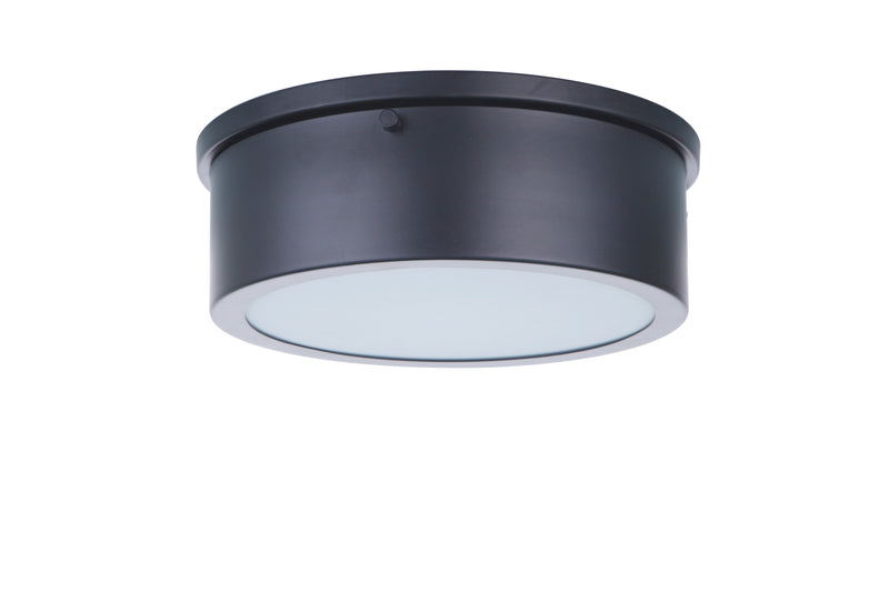 Craftmade X6709-FB-LED Fenn 1 Light 9" LED Flush Mount -Flat Black