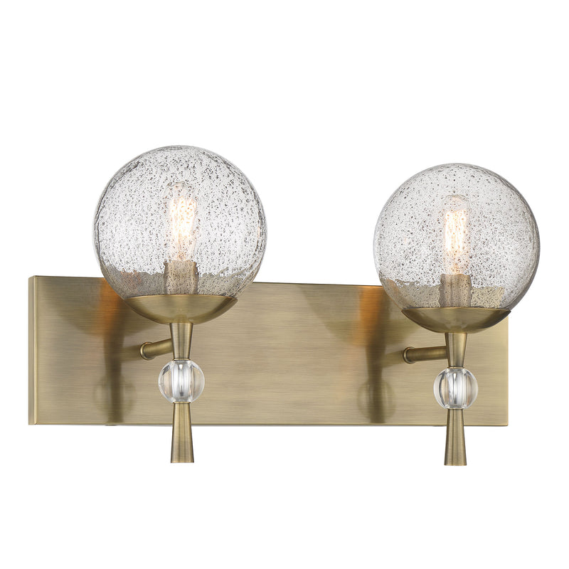 Minka Lavery Populuxe 2 Light Bathroom Vanity Light-Oxidized Aged Brass