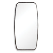 Nexa Antique Silver Leaf Mirror | Modern Rectangle Metal Frame Bathroom Vanity Mirror with Rounded Corners Mounted Vertical or Horizontal (20 in. W x 40 in. H x 2 in. D)