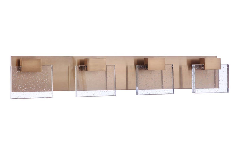 Craftmade 15929SB-LED Alamere 4 Light LED Bathroom Vanity Light -Satin Brass
