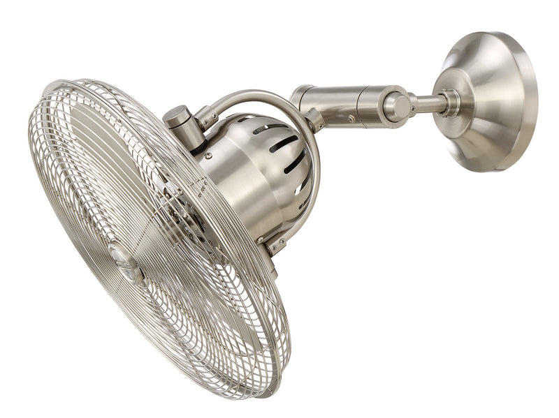 Craftmade BW414BNK3 Bellows IV Wall Mount Fan -Brushed Polished Nickel