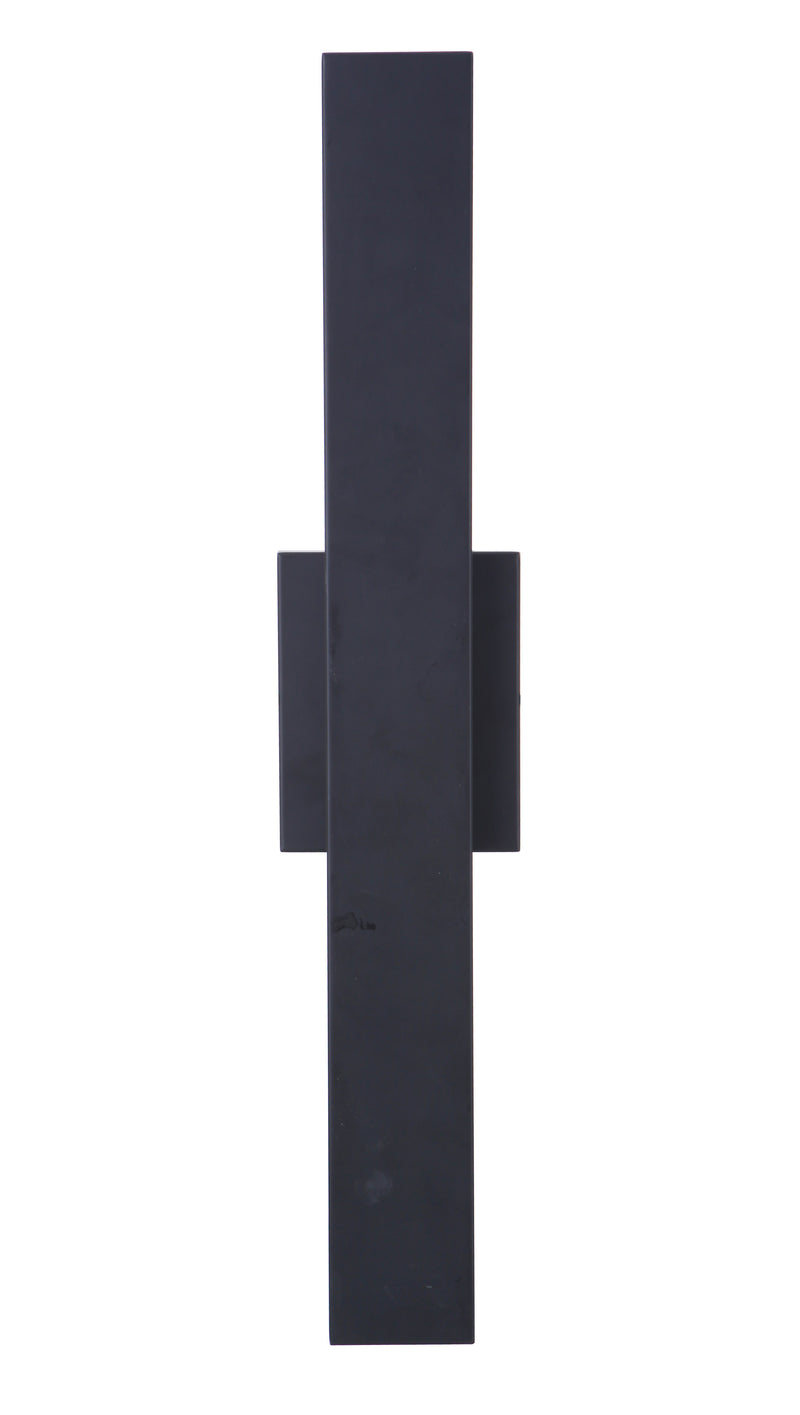 Craftmade ZA2620-MN-LED Rens 1 Light Large Outdoor LED Wall Lantern -Midnight - ALCOVE LIGHTING