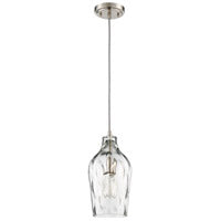 Craftmade P725BNK1 6.63" 1 Light Mini Pendant -Brushed Polished Nickel