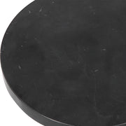 Uttermost Bead Black Marble Drink Table - ALCOVE LIGHTING