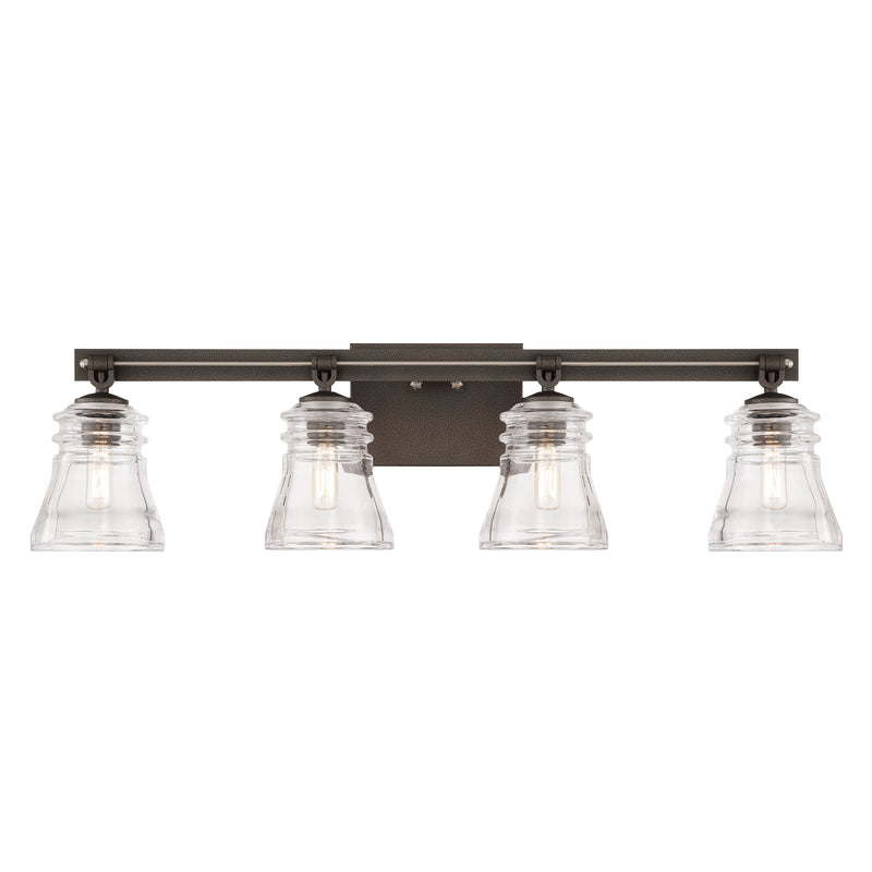 Minka Lavery Graham Avenue 4 Light Bathroom Vanity Light-Smoked Iron