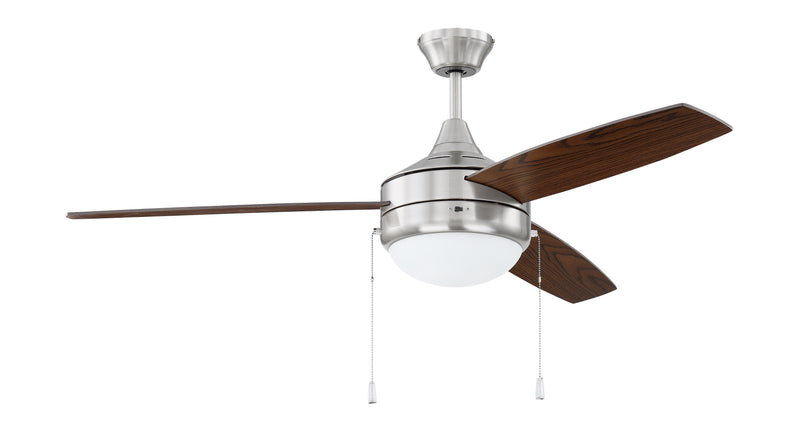 Craftmade PHA52BNK3 Phaze 3 LED Ceiling Fan -Brushed Polished Nickel - ALCOVE LIGHTING