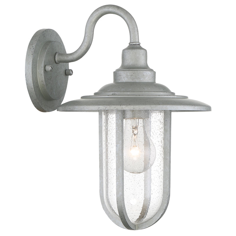Minka Lavery Great Outdoors Signal Park 1 Light Outdoor Wall Mount-Galvanized - ALCOVE LIGHTING