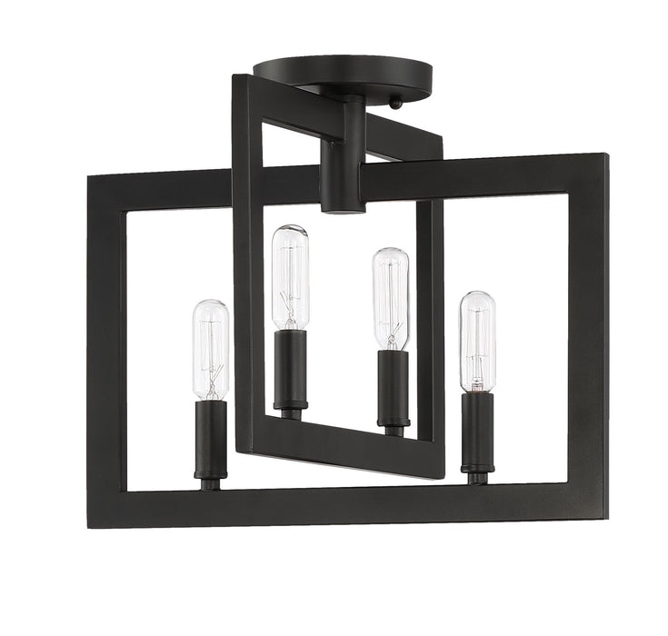 Craftmade 44954-ESP Portrait 4 Light Semi Flush -Espresso