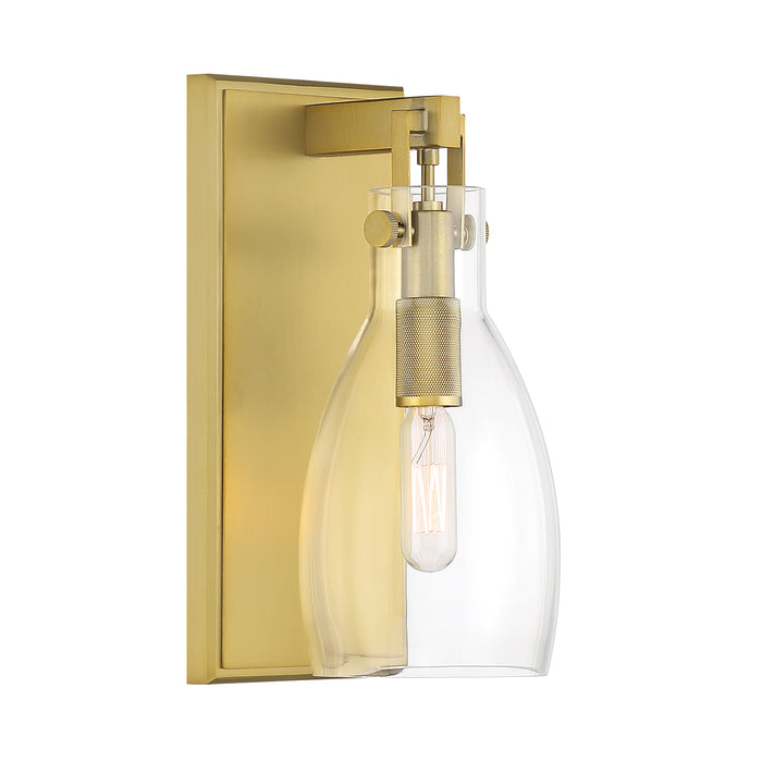 Minka Lavery Tiberia 1 Light Bathroom Vanity Light-Soft Brass