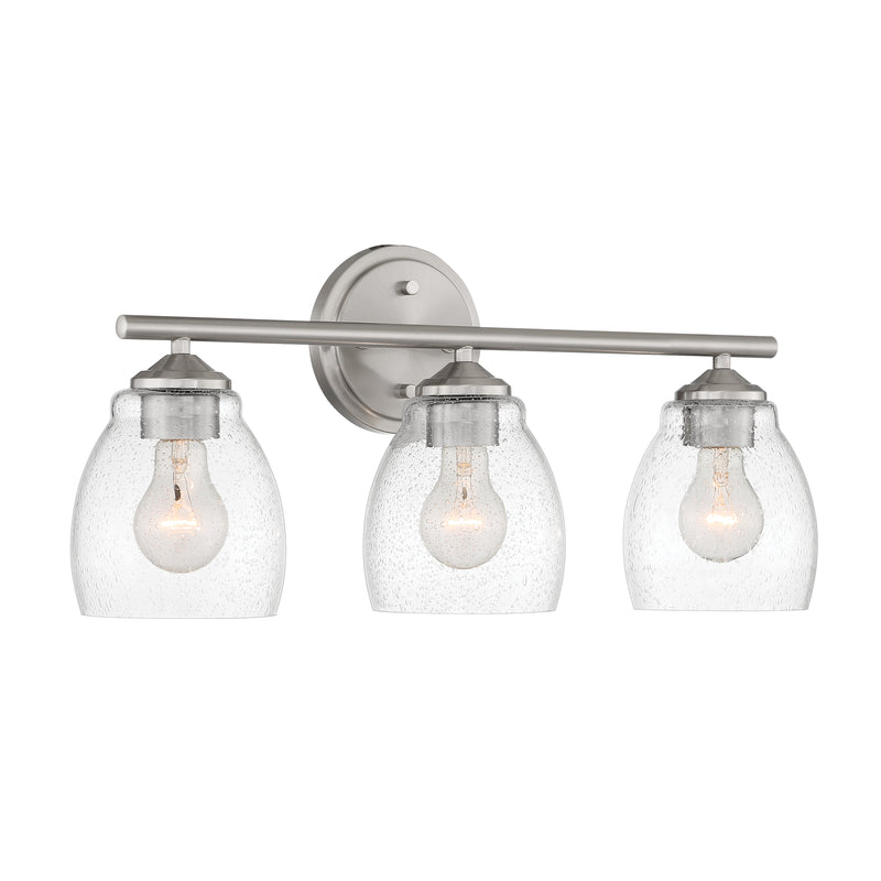 Minka Lavery Winsley 3 Light Bathroom Vanity Light-Brushed Nickel