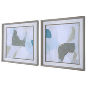 Uttermost Mist Shapes Framed Prints, Set/2 - ALCOVE LIGHTING
