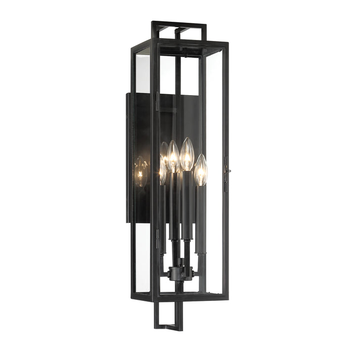 Minka Lavery Great Outdoors Knoll Road 4 Light Outdoor Wall Mount-Coal