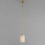 Maxim 90030SWSBR Deven 1 Light Mini Pendant | Satin Brass