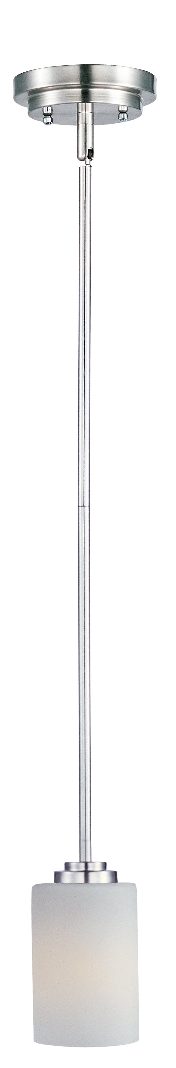 Maxim 90030SWSN Deven 1 Light Mini Pendant | Satin Nickel