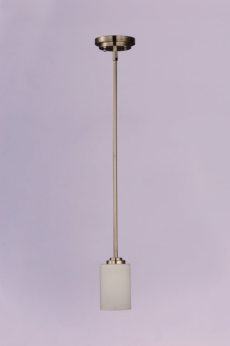Maxim 90030SWSN Deven 1 Light Mini Pendant | Satin Nickel