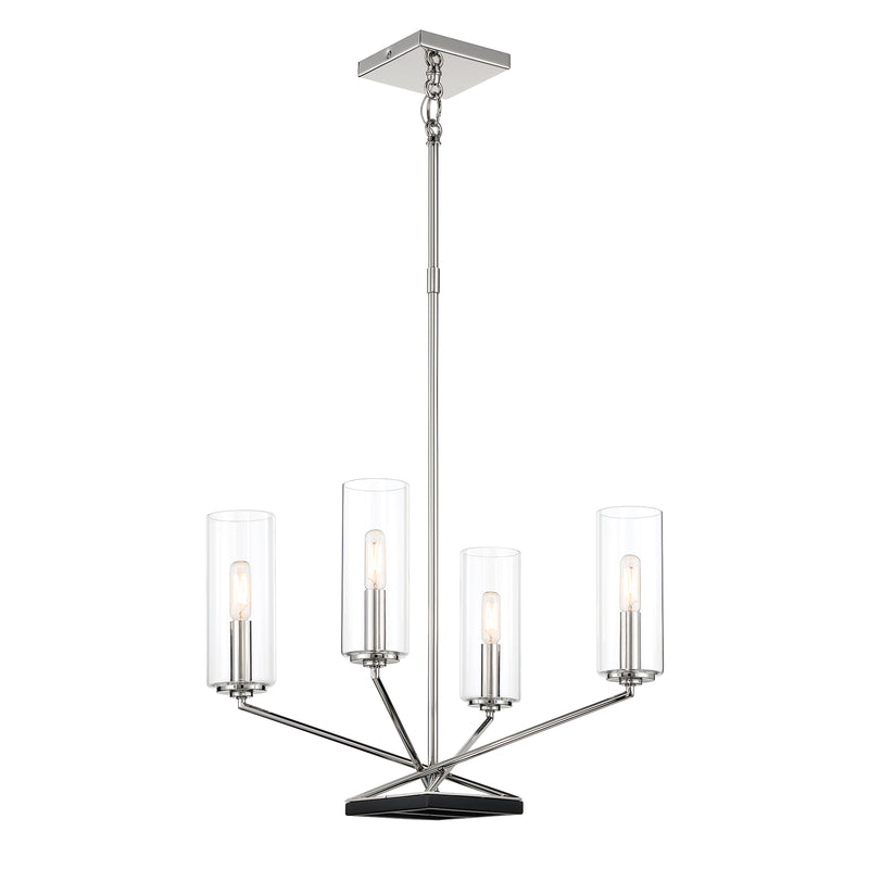 Minka Lavery Highland Crossing 4 Light Chandelier-Coal