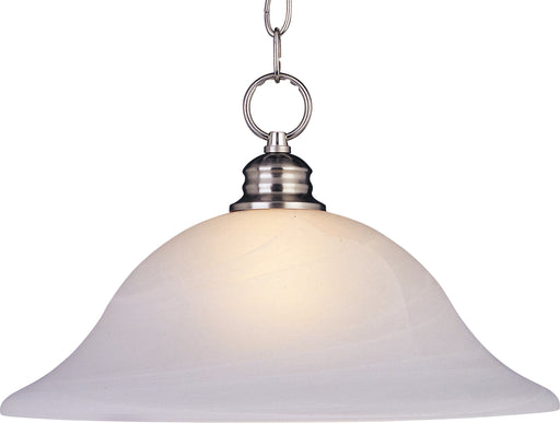 Maxim 91076MRSN Essentials 1 Light Pendant | Satin Nickel