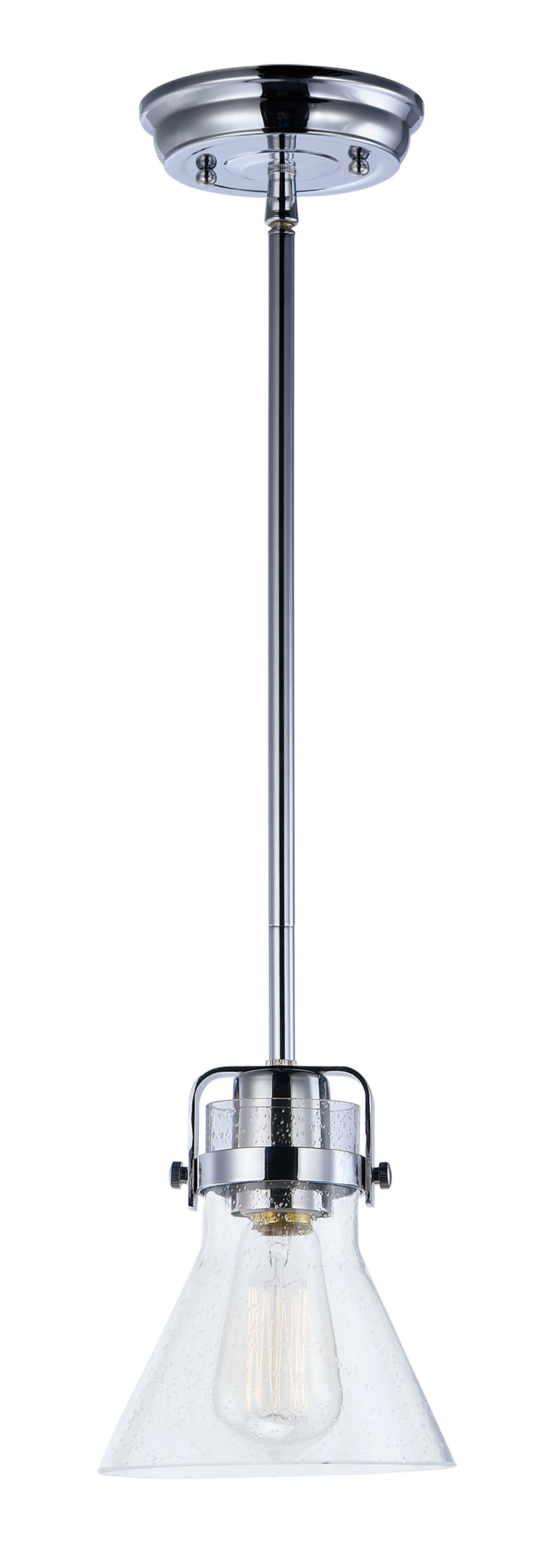 Maxim 91110CDPC/BUL Seafarer 1 Light Pendant With Bulb | Polished Chrome