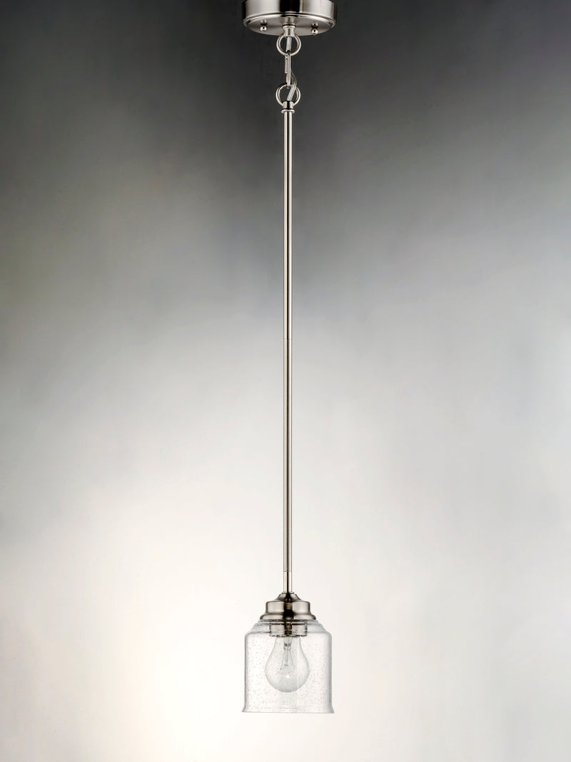 Maxim 91260CDSN Acadia 1 Light Pendant | Satin Nickel