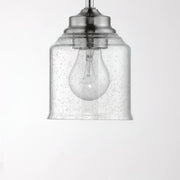 Maxim 91260CDSN Acadia 1 Light Pendant | Satin Nickel