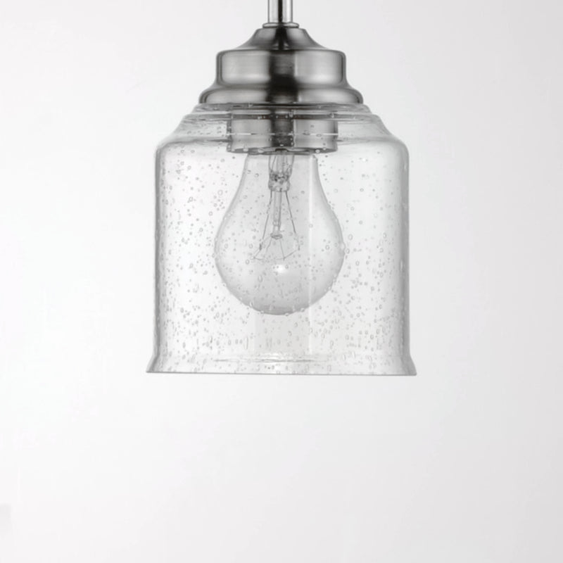 Maxim 91260CDSN Acadia 1 Light Pendant | Satin Nickel