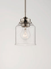 Maxim 91260CDSN Acadia 1 Light Pendant | Satin Nickel