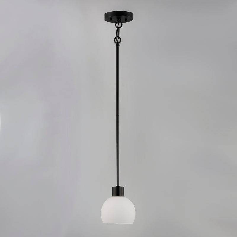 Maxim 91270SWBK Coraline 1 Light Mini Pendant | Black