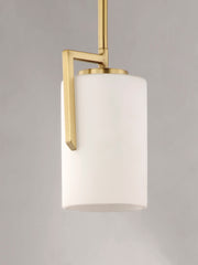 Maxim 91280SWSBR Dart 1 Light Pendant | Satin Brass