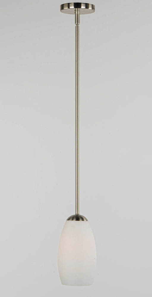 Maxim 91650SWSN Taylor 1 Light Mini Pendant | Satin Nickel