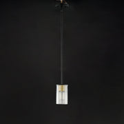 Maxim 91840CDABBK Sleek 1 Light Mini Pendant | Antique Brass / Black