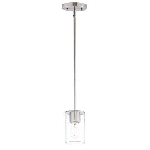 Maxim 91840CDSN Sleek 1 Light Mini Pendant | Satin Nickel