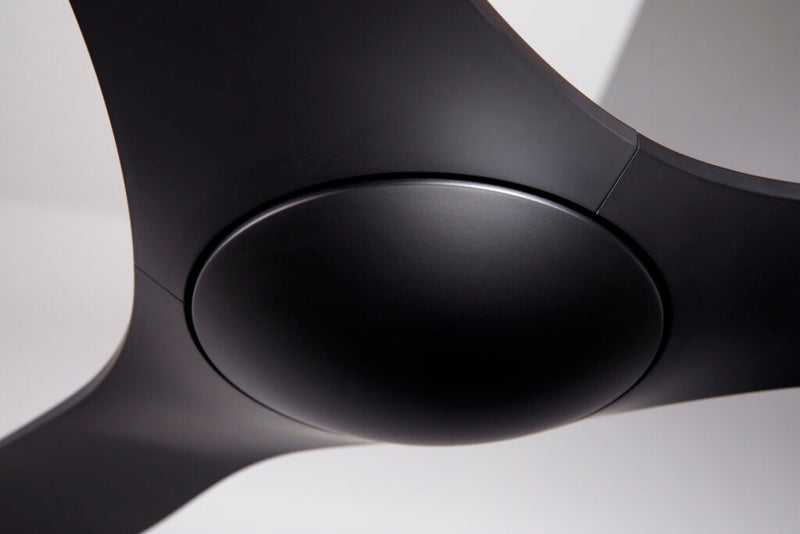 Modern Fan Company IC/Brisa DC 56" Matte Black Ceiling Fan with Remote Control