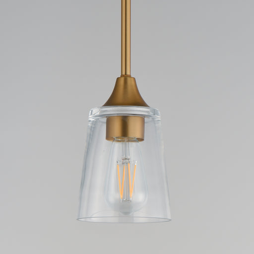 Maxim 92880CLNAB Hudson Mini Pendant | Natural Aged Brass