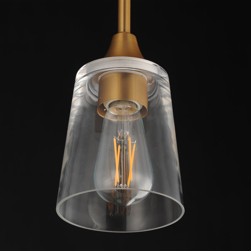 Maxim 92880CLNAB Hudson Mini Pendant | Natural Aged Brass