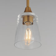 Maxim 92880CLNAB Hudson Mini Pendant | Natural Aged Brass